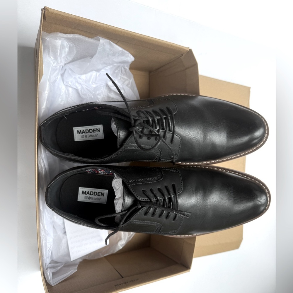 Madden Black Men's Dress Shoes